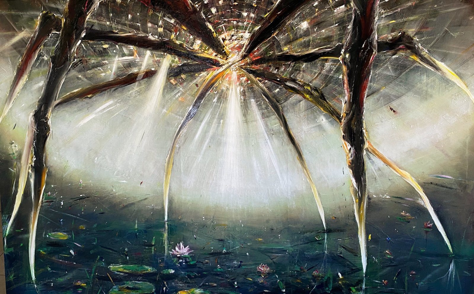 Şevket Sönmez — Bourgeois Buzludja, 2024, Oil on canvas